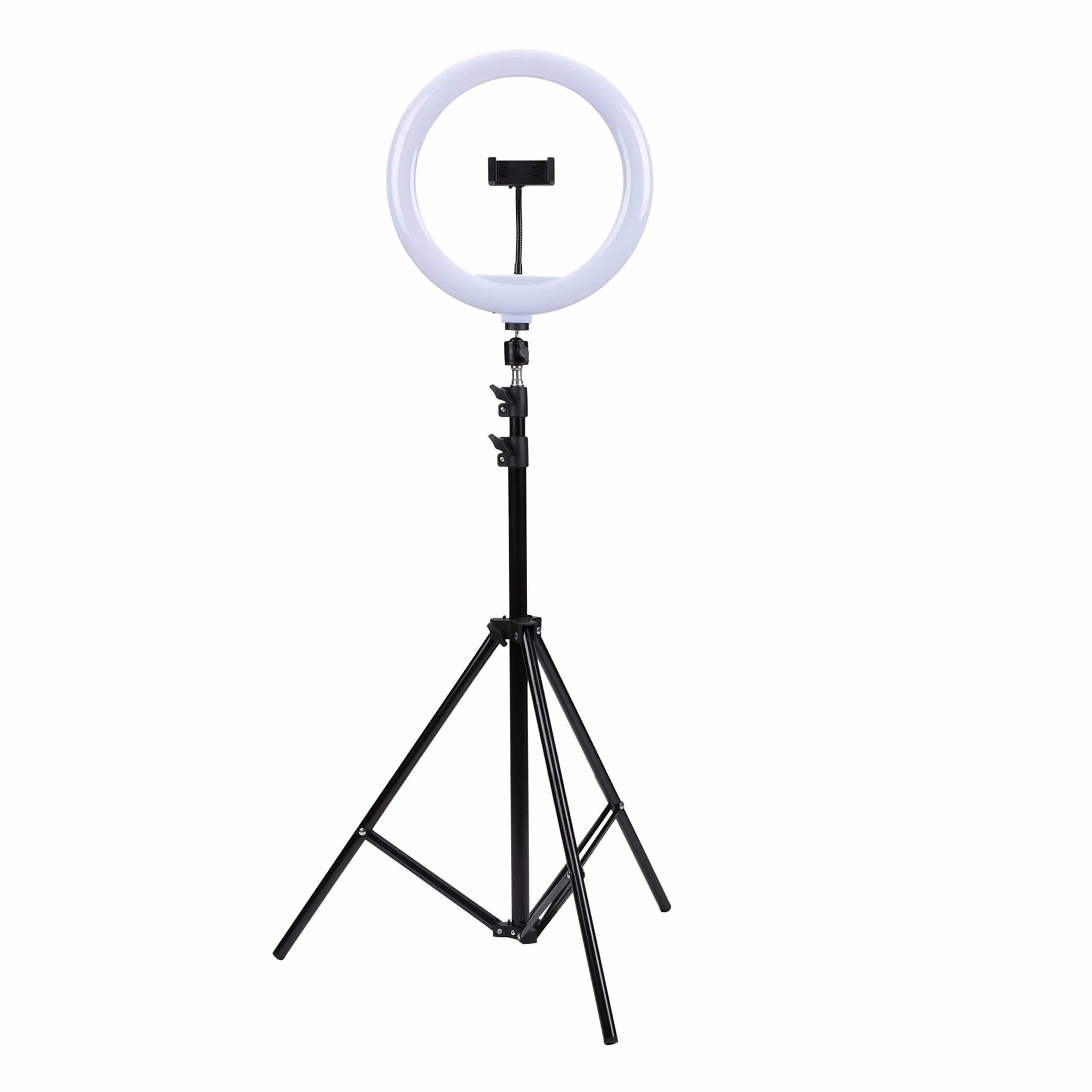 Grundig Aro de Luz Con Trípode - Ajustable Hasta 195 cm - Trípode Para Móvil - 3 Modos de Iluminación - Lámpara de Maquillaje