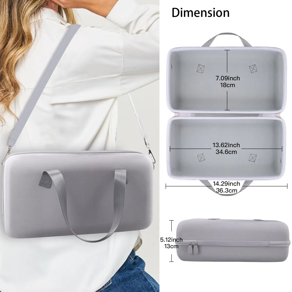 co2CREA para Sony ULT Field 5 Altavoz Bluetooth portátil Maleta Dura, para Altavoces Impermeables ULT Power Modo de Sonido ip67, Solo Carcasa