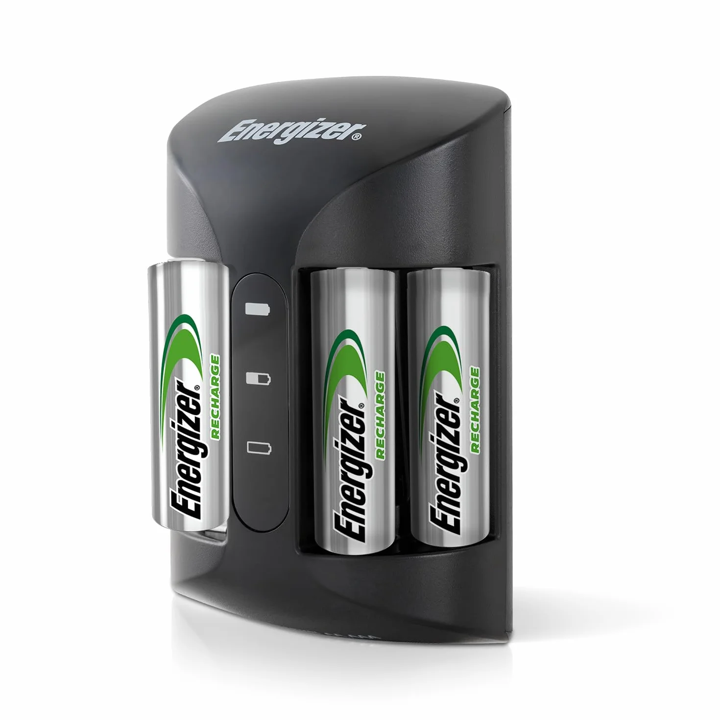 Energizer Cargador Pro - 4 Pilas AA 2000 mAh Incluidas - Compatible con Pila Recargable AAA y AA - Carga rápida en 4 Horas - Apagado automático para la protección contra sobrecarga