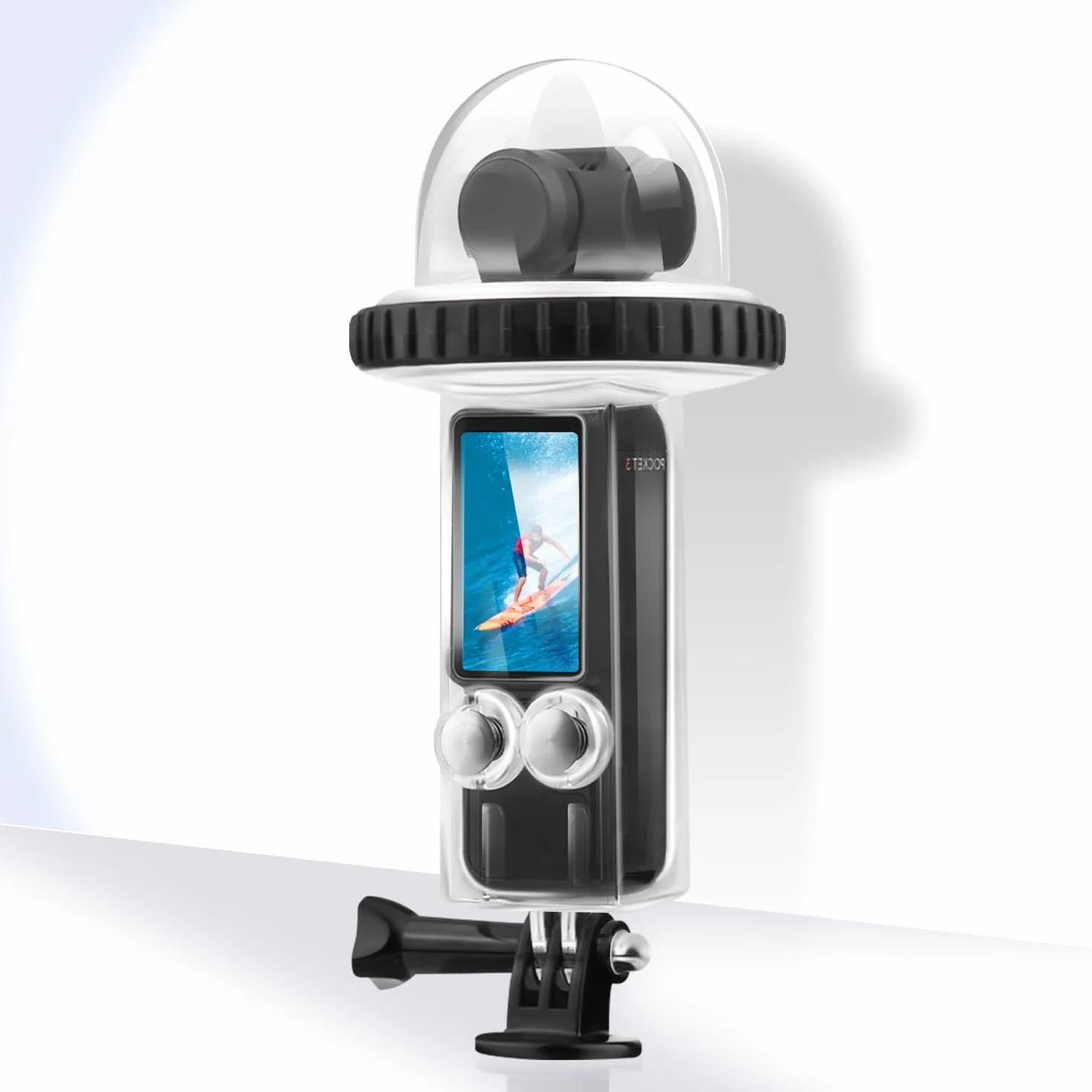 40M (131ft) Osmo Pocket 3 Estuche para Buceo Subacuático Carcasa Carcasa Protectora Compatible con dji Osmo Pocket 3 Accesorios Impermeables