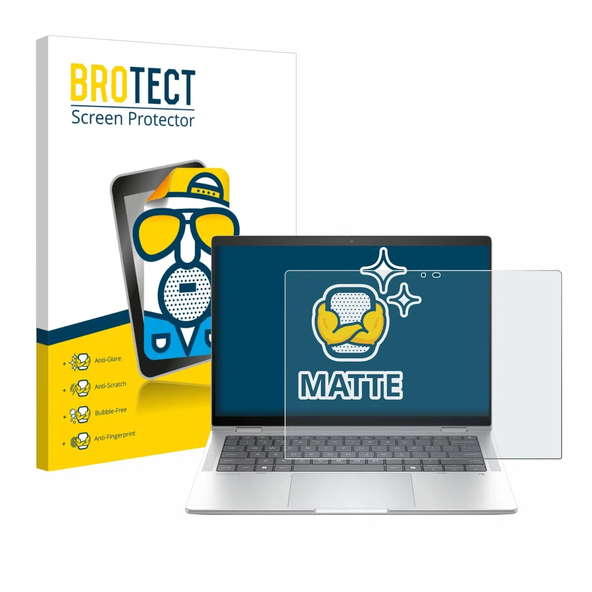 BROTECT Protector Pantalla Anti-Reflejos para HP EliteBook X Flip G1i 14" Película Mate Anti-Huellas