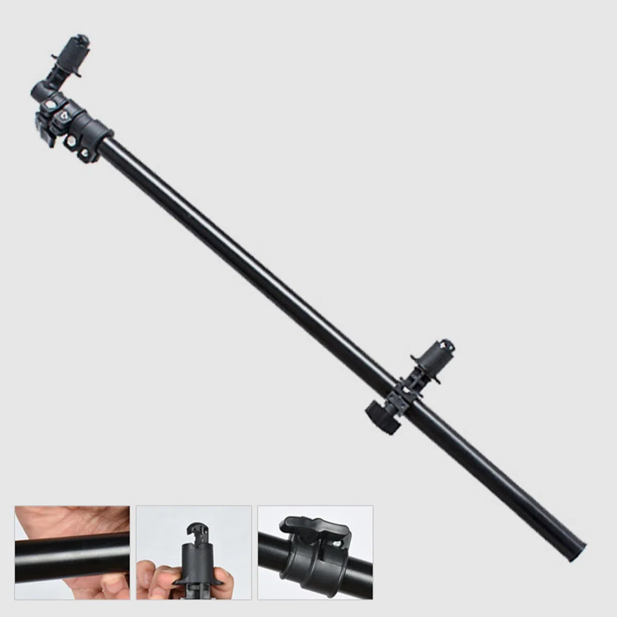 Soporte de metal versátil para reflector y panel de luz que proporciona estabilidad para configuraciones de iluminación profesionales