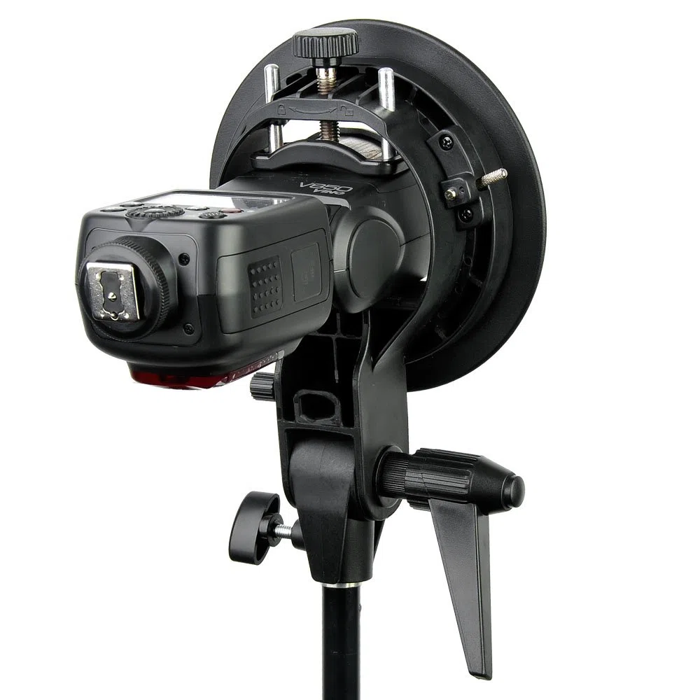 Godox S-Type Soporte para Flash (Bowens Montaje) para Speedlite Snoot Softbox Flash