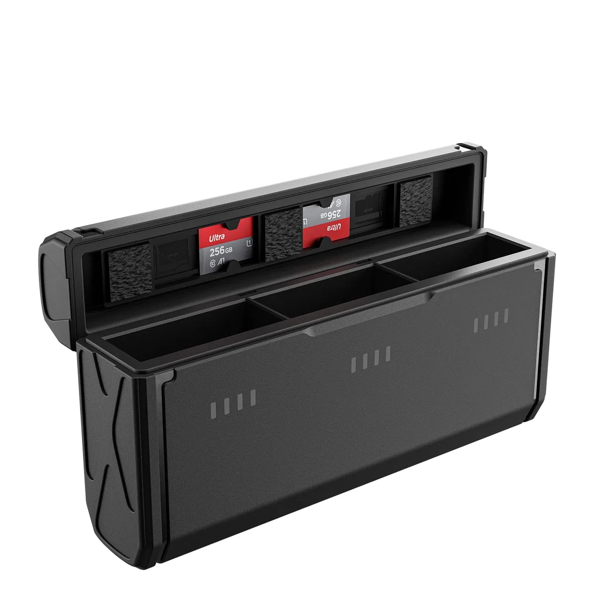 TELESIN Cargador de batería Enduro con indicador de alimentación Inteligente y Puerto de Carga Lateral para GoPro Hero 13 Go Pro, Accesorios de Carga, tamaño de Bolsillo portátil