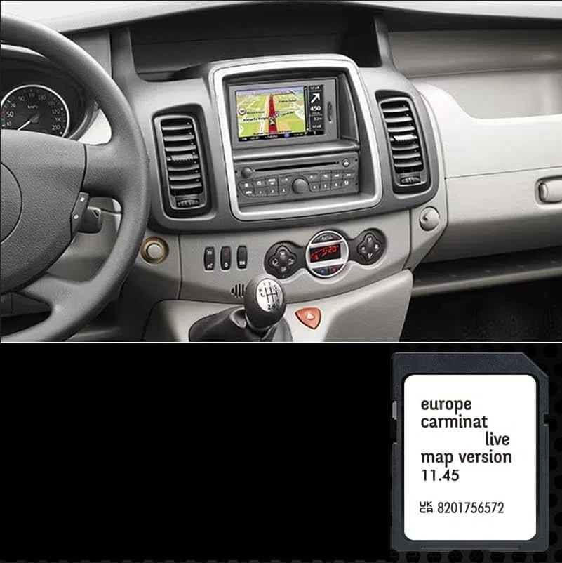 Tarjeta SD Navegación GPS Europa 2025 - Versión 11.45 - Compatible con Renault Tomtom Live