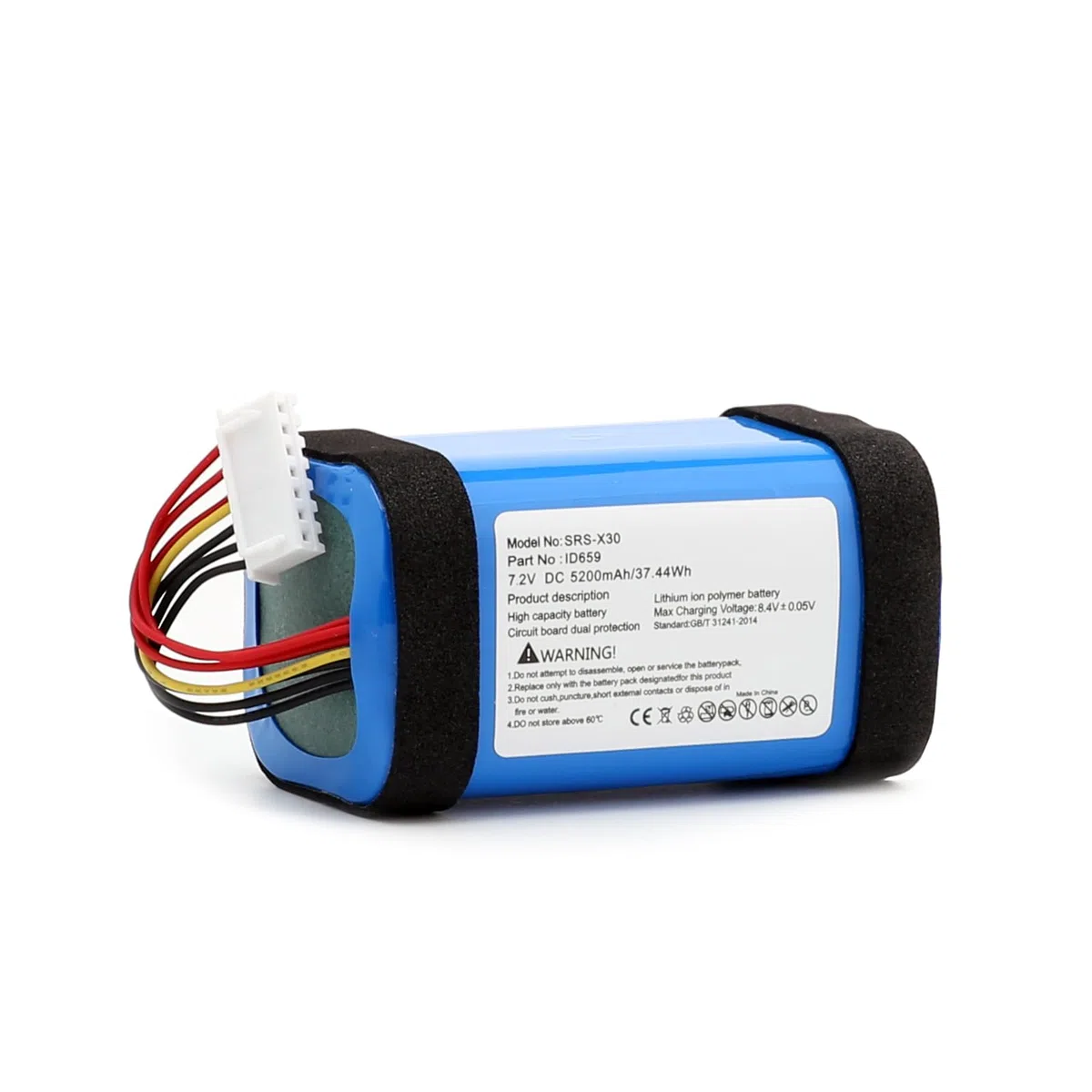 Adecuado para Sony SRS-X30 Bluetooth Audio batería SRS-XB3 SRS-XB3 batería Pool (5200 mAh/38.48 Wh)