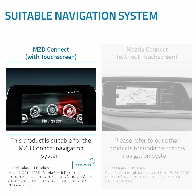 Mazda Map Update – Map oficial de Europa – Tarjeta SD