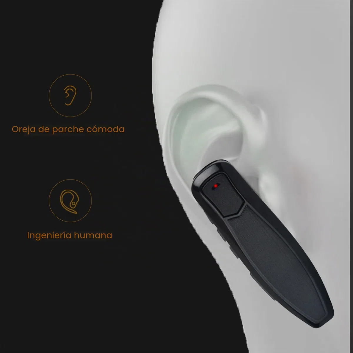 radtel Walkie Talkie Bluetooth Headset PTT earpiece Handfree Wireless Headphone Mic Compatible with BaoFeng UV-5R BF-88E Quansheng UV-K5 RT24 Kenwood RT-490 RT-470X Two Way Radio (Updated)