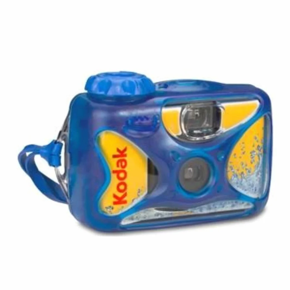 Kodak Sport Underwater - Cámara desechable de un solo uso con película de 800 velocidades y 27 exposiciones (paquete de 2)