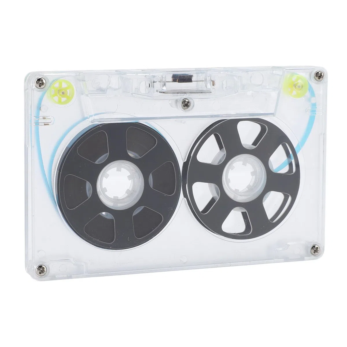 Cintas de Casete en Blanco, Cinta de Casetes de Audio de Carrete a Carrete, Casetes en Blanco de bajo Ruido, Cintas de Audio de Polarización Normal de 46 Minutos (BLACK)