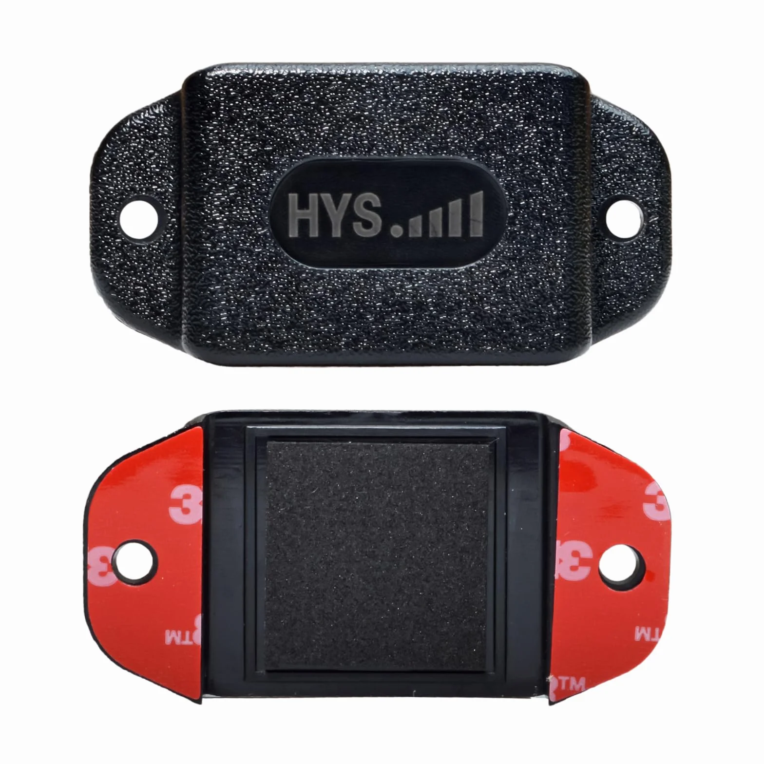 HYS Soporte de Radio para Coche Compatible con Motorola Baofeng Yaesu Midland, Cualquier walkie Talkie con Clip Trasero (4 Unidades, Negro)
