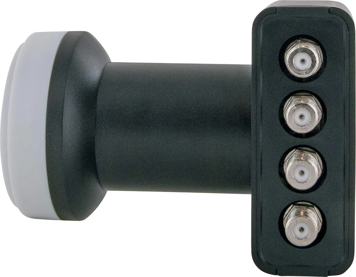 SCHWAIGER 296 Quad LNB Low Noise Blockconverter Digital LNB capuchón Accesorios para Antenas parabólicas Multifeed Protección contra la Intemperie Antracita