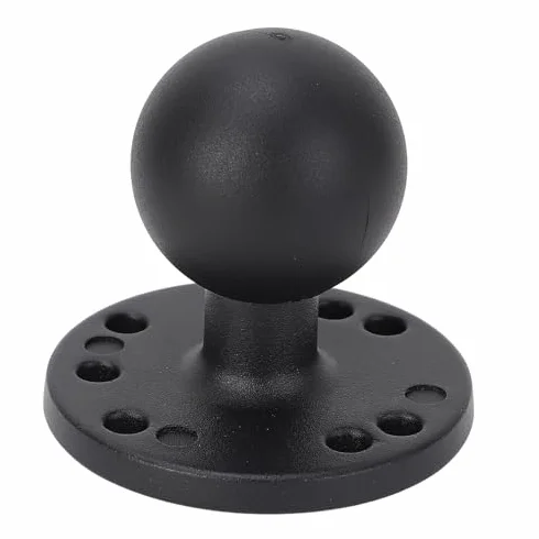 Soporte de Bola de 1,5 Pulgadas, Aleación de Aluminio Resistente, Base de Instalación Universal, Compatible con Soportes RAM, para Barcos, Camiones, Vehículos Todoterreno