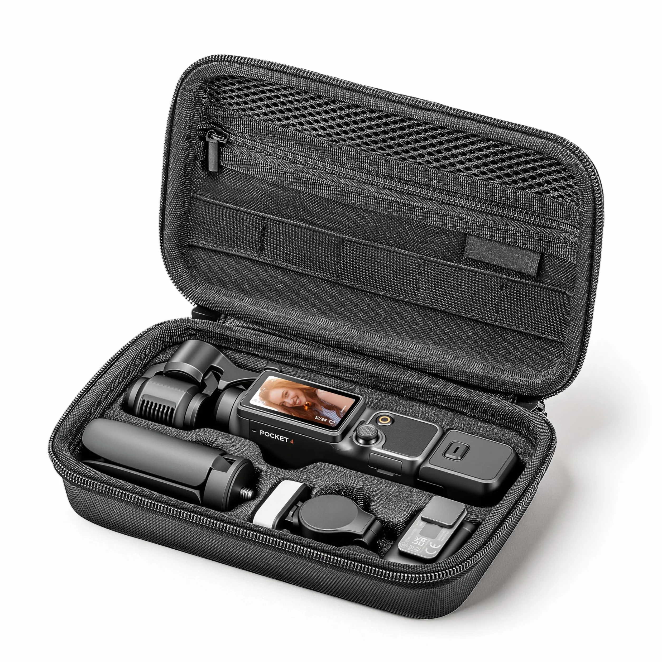 STARTRC PHOTO Bolsa para dji Osmo Pocket 4, Estuche Protector PU Portátil para dji Pocket 4 Creator Combo Accesorio, Ideal para Vlogging, Viajes y Filmación Outdoor