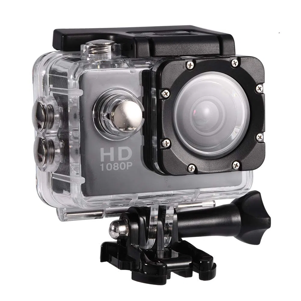 Topiky Cámara de acción 4K WiFi Impermeable 30m Deportes al Aire Libre Video DV Cámara 1080P Full HD LCD Mini videocámara con 900mAh Baterías Recargables y Accesorios de Montaje Kits(Negro)