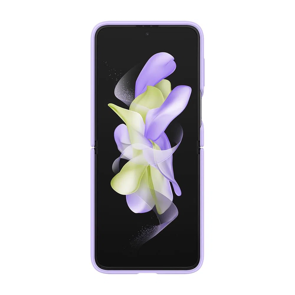 Samsung Galaxy Z Flip4 Official Silicone Cover with Ring Bora Purple
