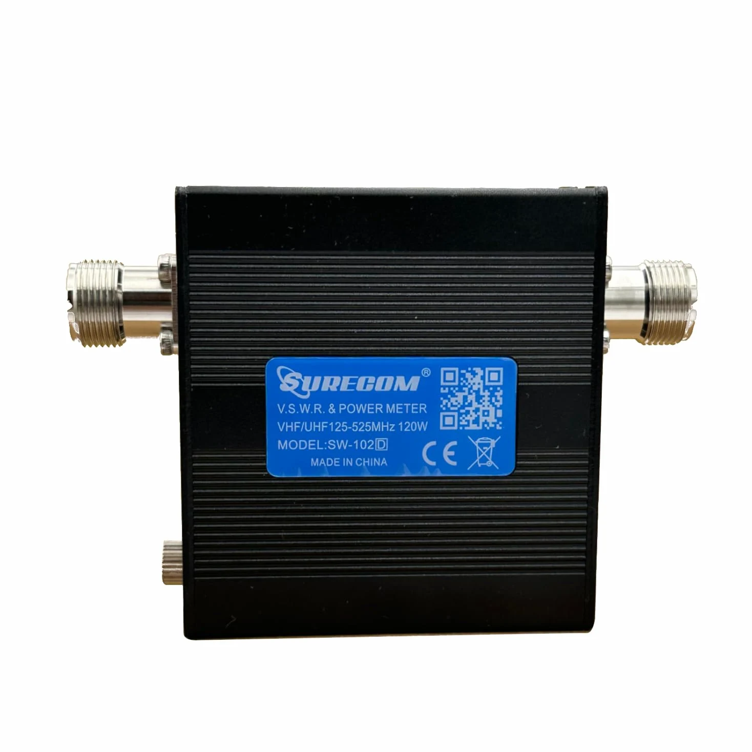 Mcbazel Surecom SW-102D-N Medidor de V.S.W.R. y Potencia VHF/UHF 125-525Mhz 120W (Interfaz N-J)