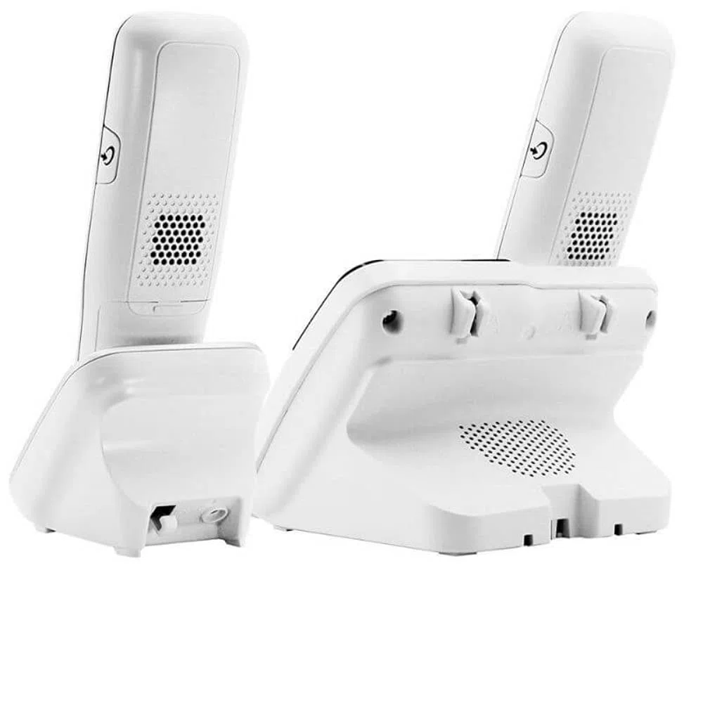 Geemarc - Amplidect 295-2 Teléfono Dúo Inalámbrico con Contestador Automático - Timbre Fuerte Ajustable (+80dB) con Flash | Identificador de Llamadas - Compatible con Audífonos