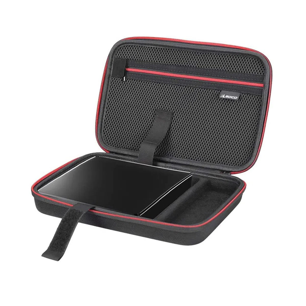 RLSOCO Funda Rígida para Transporte para Unidad Externa de CD/DVD Quemador Lector Grabador Reproductor (Se Adapta a lectores de hasta 17cm x 15cm x 3,5cm) (Sólo Funda)