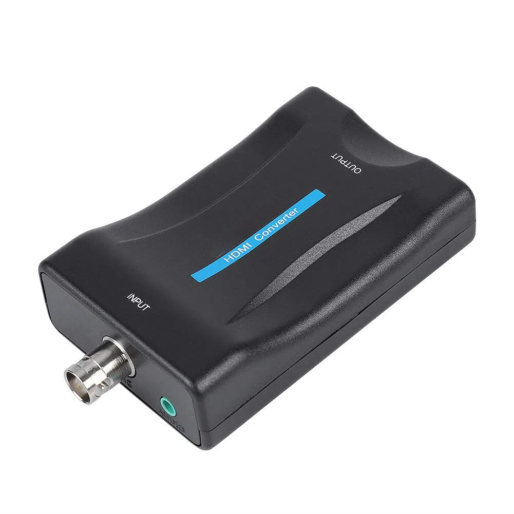 Tangxi - Convertidor BNC a HDMI HD 1080P/720P para Monitor, DVD, Decodificador y Máquina de Juego