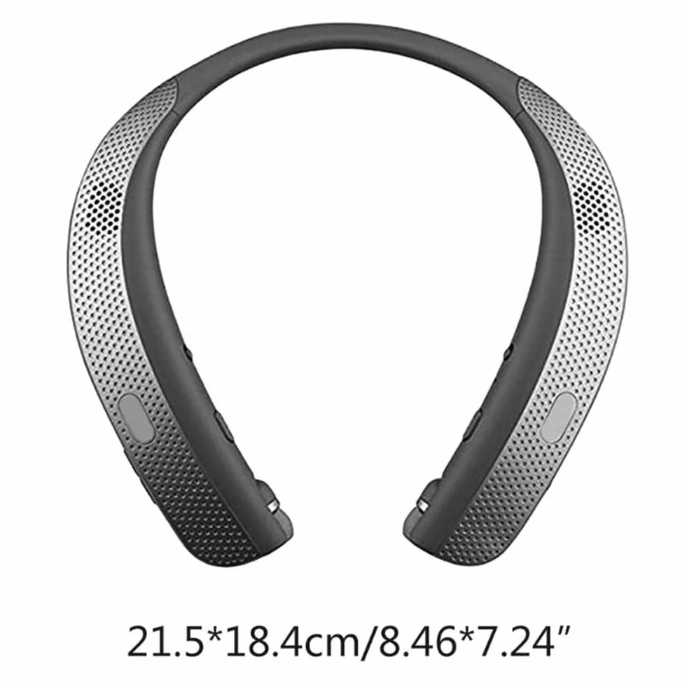 Auriculares Bluetooth EstéReo Banda para el Cuello Auriculares InaláMbricos con Altavoz para Deportes Ejercicio Juego Llamada