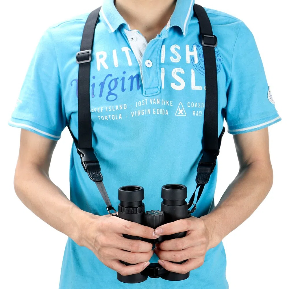 Arnés de correa ajustable para binoculares de caza TOURBON, arnés de descompresión para cámara