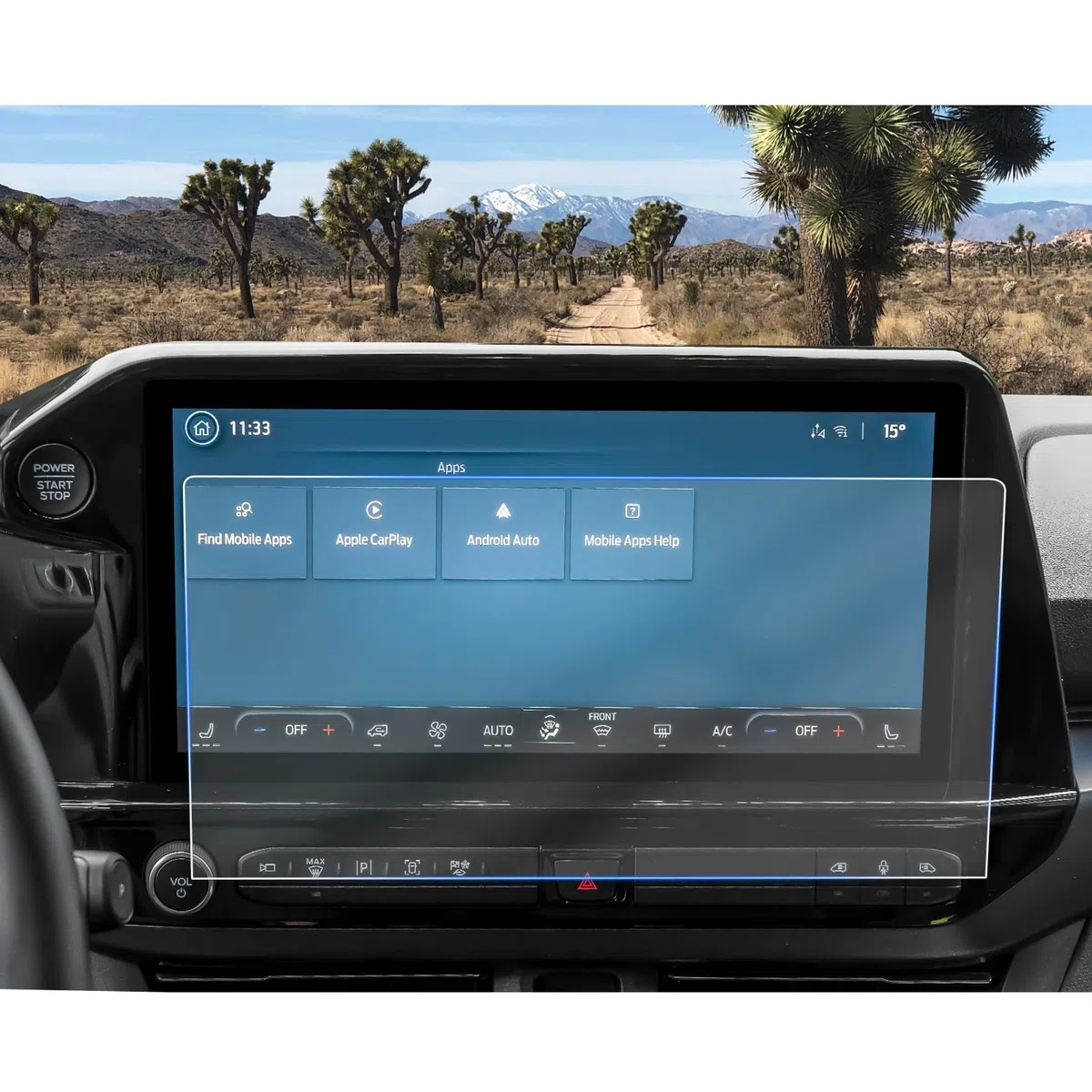 CDEFG Compatible con Ford Tourneo Custom 2024 2025 Facelift Navigation Protector de pantalla 4H resistente a los arañazos 13 pulgadas GPS Protector de pantalla Navi Transit E-Transit EV Accesorios