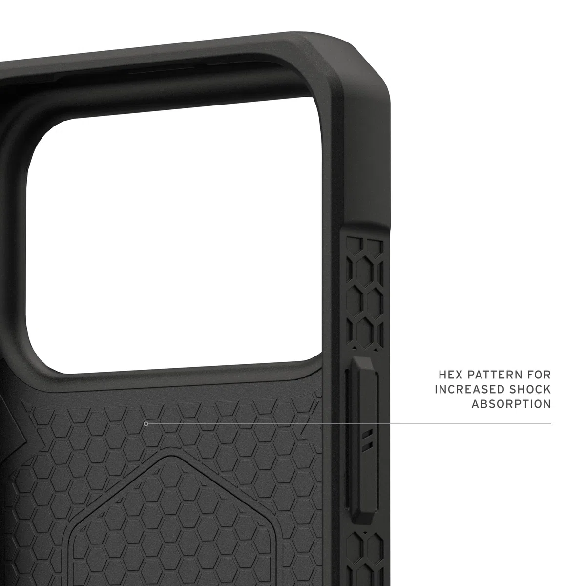 Urban Armor Gear Monarch Pro Funda Compatible con Apple iPhone 17 Pro Kevlar Negro Carga Inalámbrica Magnética