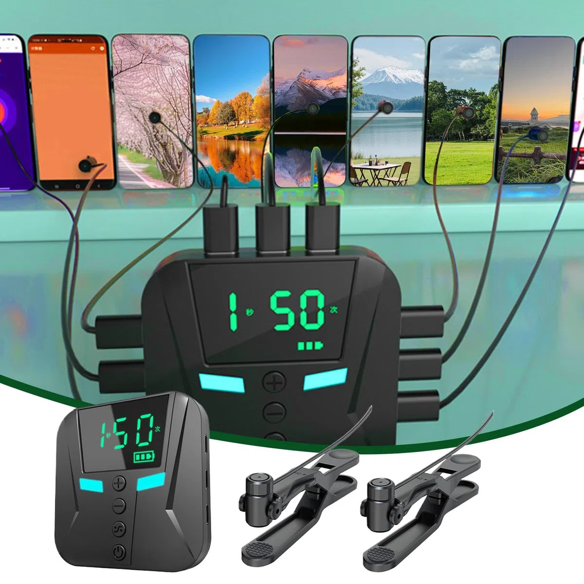 Clicker automático de Pantalla, simulación de Dedos para Tocar rápido y Continuo, Juego de transmisión en, Pantalla de Dedo simulada para Juegos, transmisión, Control Remoto