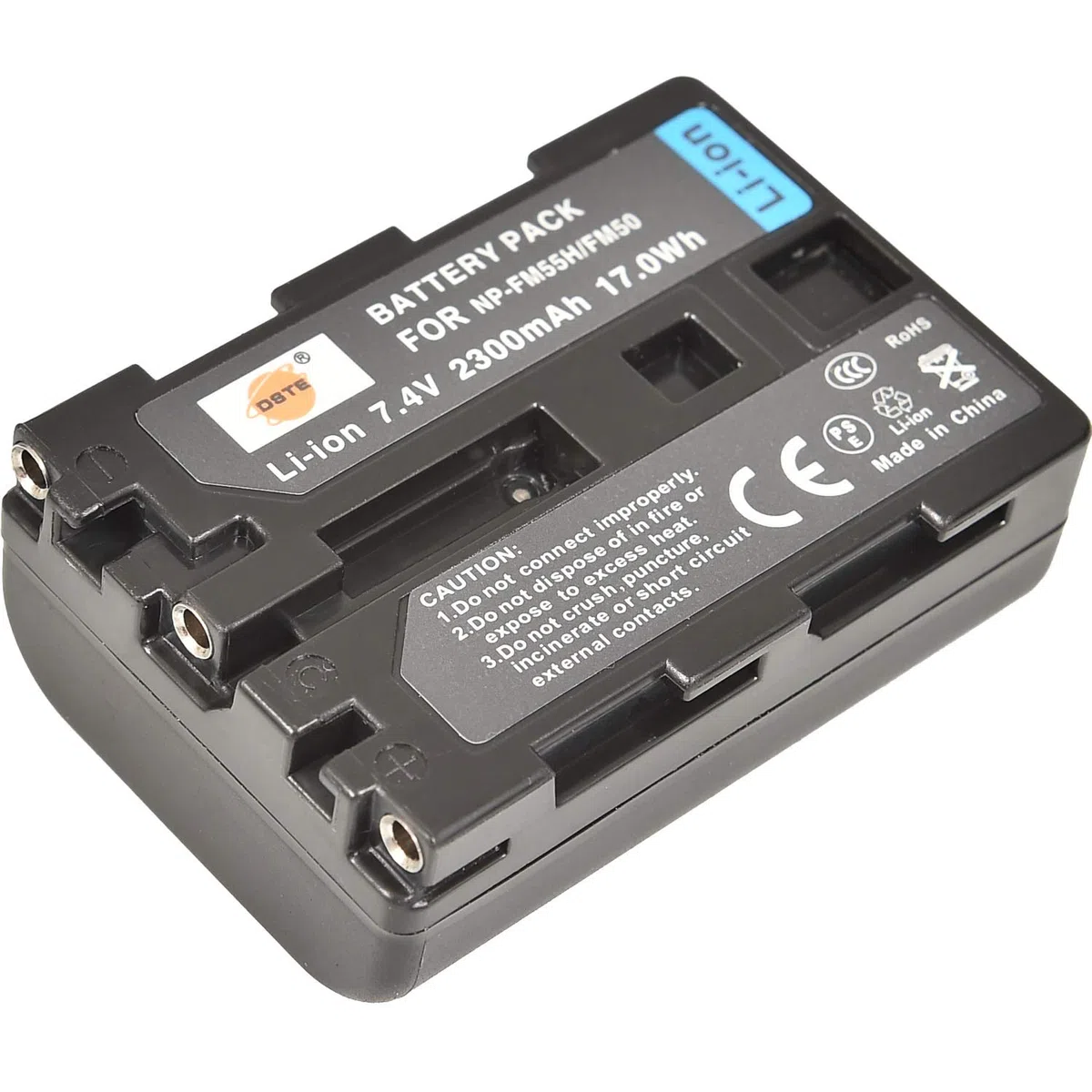 DSTE 2pcs NP-FM50 NP-FM55H Batería de Repuesto para cámaras Sony CCD-TR108, CCD-TR208, CCD-TR748, CCD-TRV106, CCD-TRV107, CCD, DCR-PC105, DCR-PC110