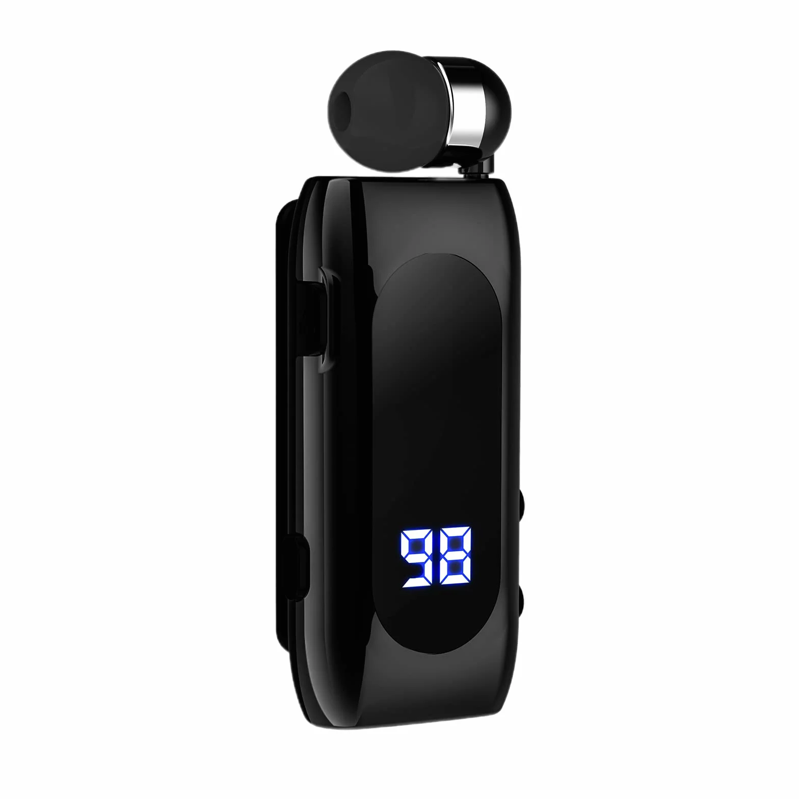 Auriculares Bluetooth Negocio, Auricular inalámbrico Bluetooth con Micrófono, Bluetooth V4.1, Manos Libres, 120 Horas de Espera, Compatible para iPhone, Teléfono Móvil con Android (Negro)