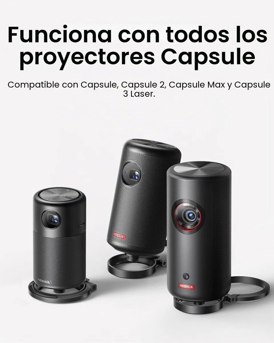 NEBULA Anker - Soporte plegable de escritorio ultra compacto, fácil instalación, rotación de 180 grados, se adapta a la serie Capsule, 200 g, cabe en la funda oficial