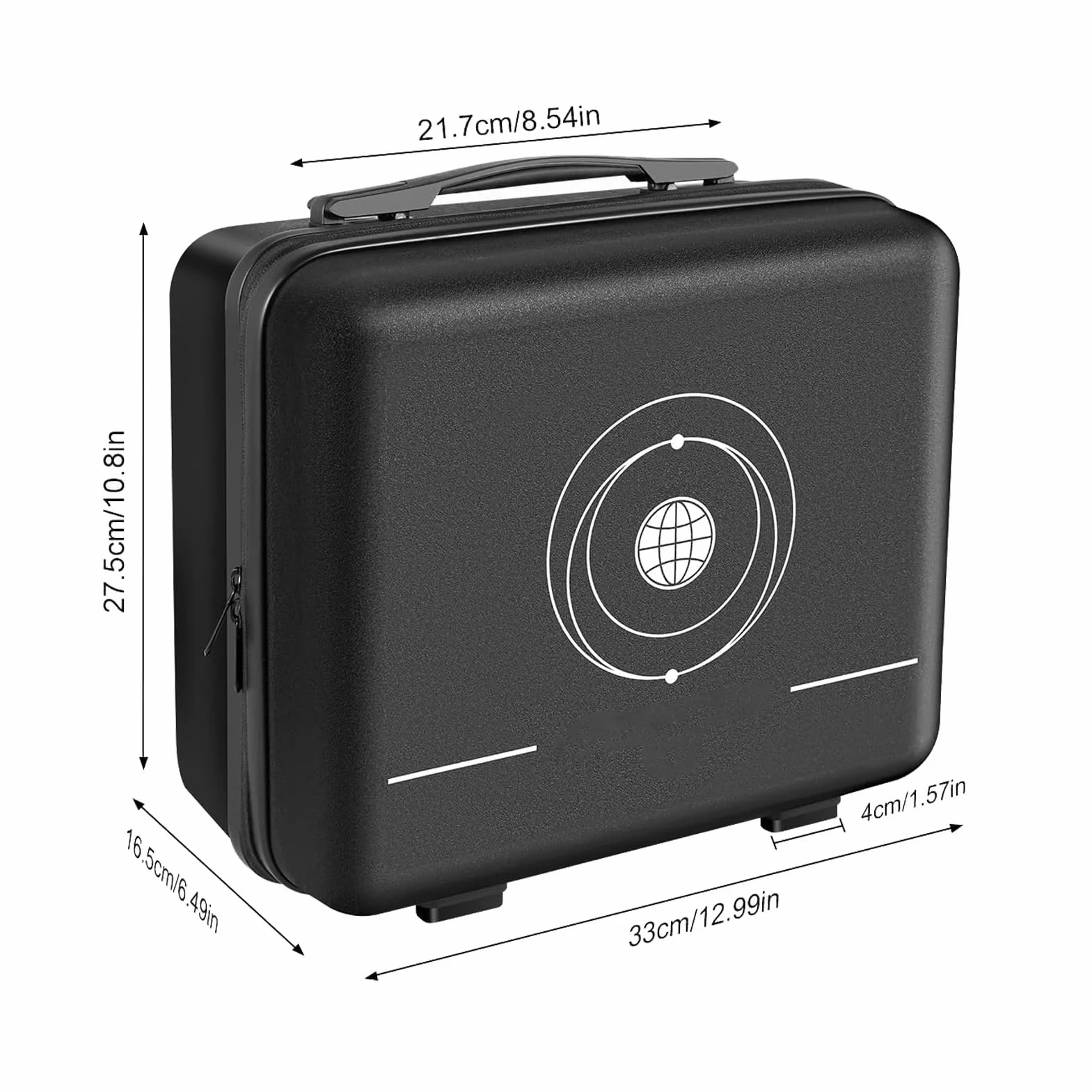 SENECESLI Mini Case, Estuche de Viaje para Mini Satellite, Bolsa de Almacenamiento Portátil de Nailon Rígido con Interior de Espuma Que Absorbe los Golpes, Fácil de