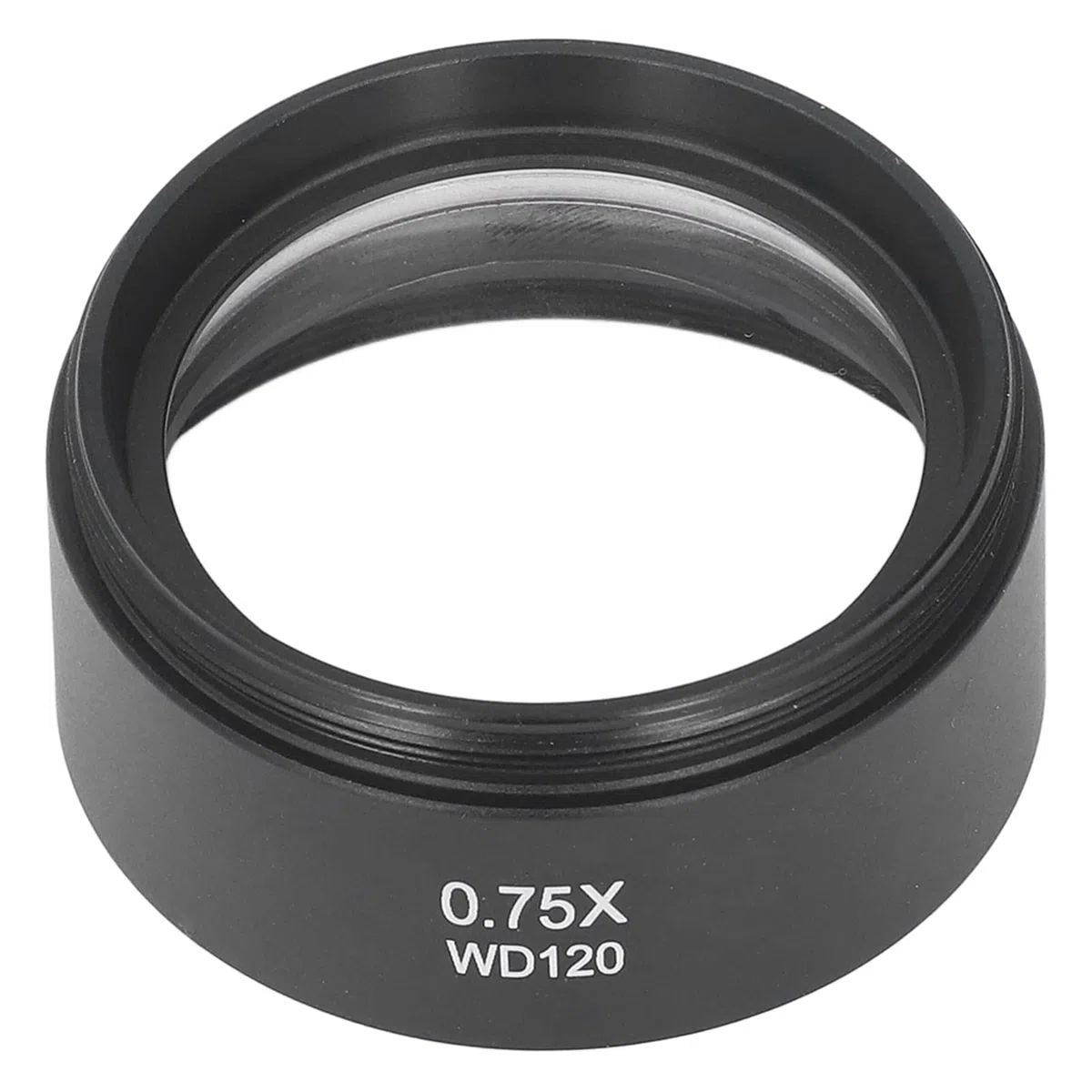 YWBL-WH Lente Barlow para Microscopio 0,75X, Interfaz M48, Distancia de Trabajo de 120mm con Revestimiento Antirreflectante FMC para Microscopios Estéreo