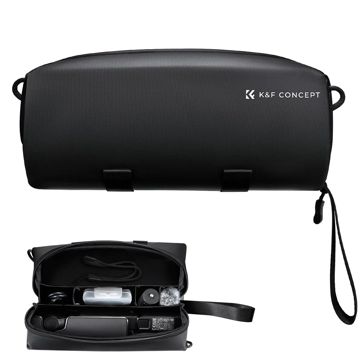 K&F CONCEPT Bolsa de Transporte para dji OSMO Pocket 4/3, Estuche de Almacenamiento, Funda Impermeable Portátil Compatible con dji OSMO Pocket 4/3 Creator