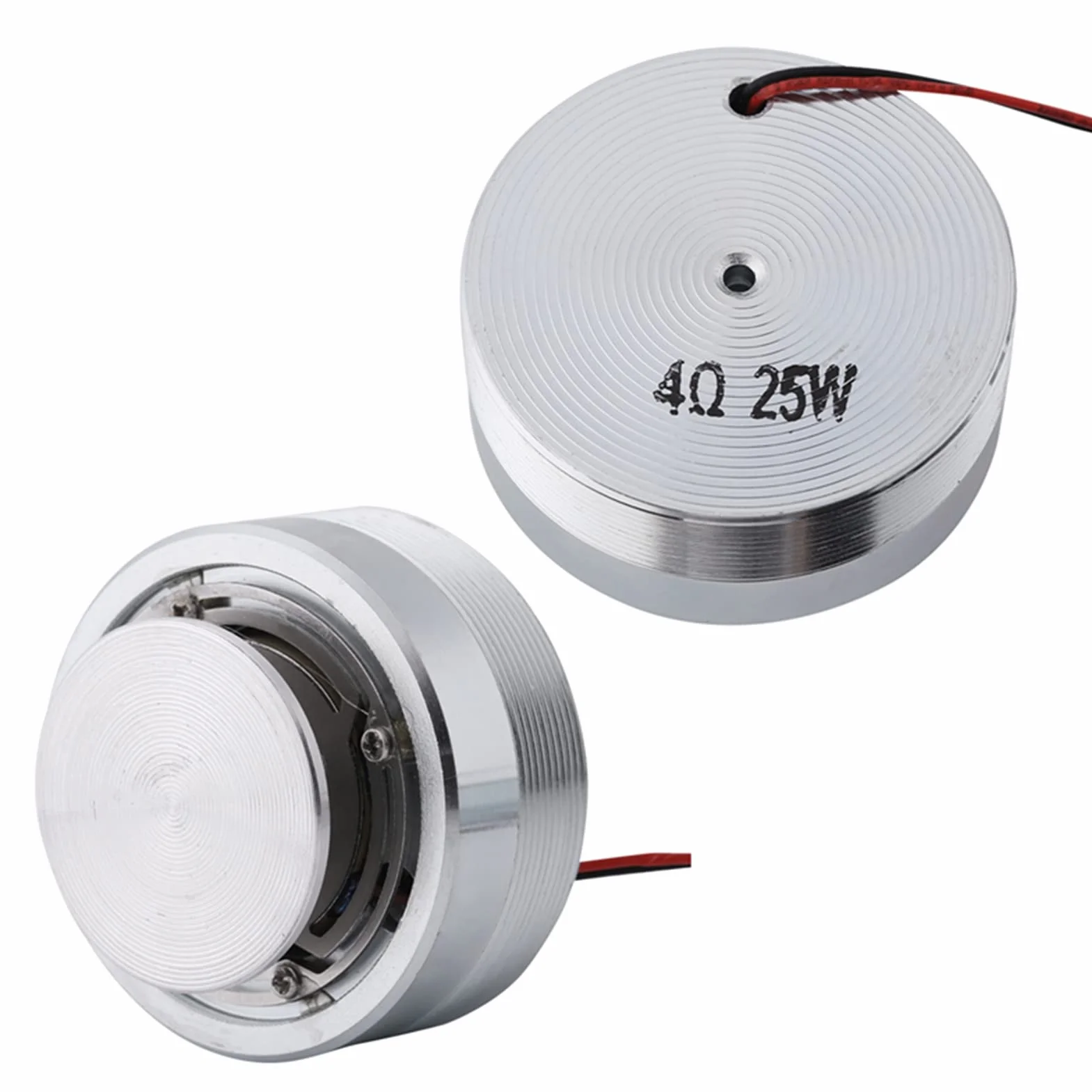 Cocoarm Resonancia del Agitador de Bajos, Altavoz de Resonancia de 50 Mm y 2 Pulgadas Altavoz de Resonancia de Todas Las Frecuencias Ronda de Vibración para Equipos Reproducción de (4Ω