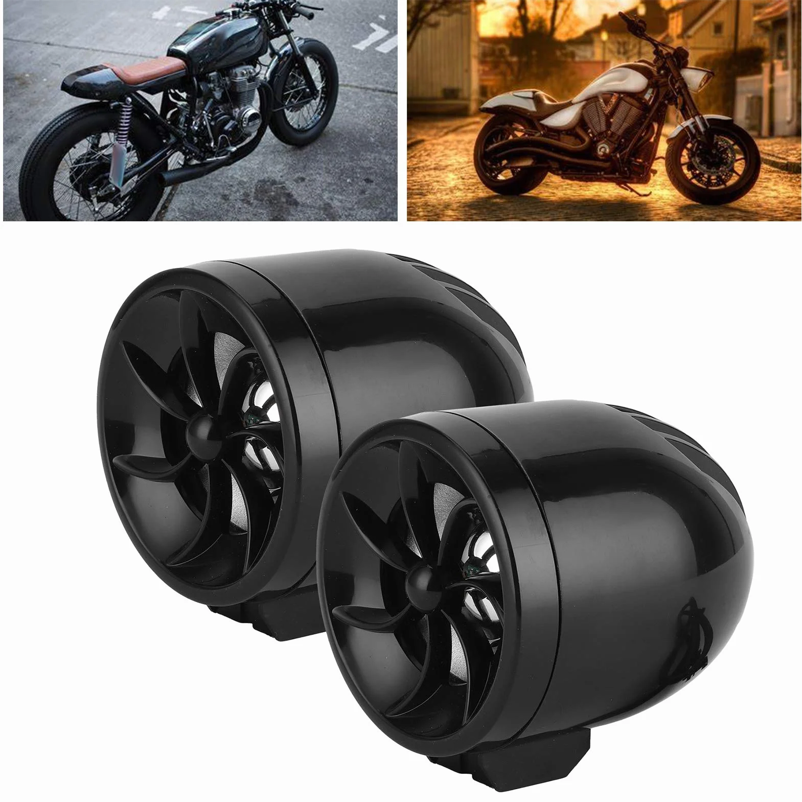 Bocina Bluetooth Para Motocicleta 12V - Amplificador De Audio Y Música Con Efecto De Luz - Altavoz De Alta Potencia