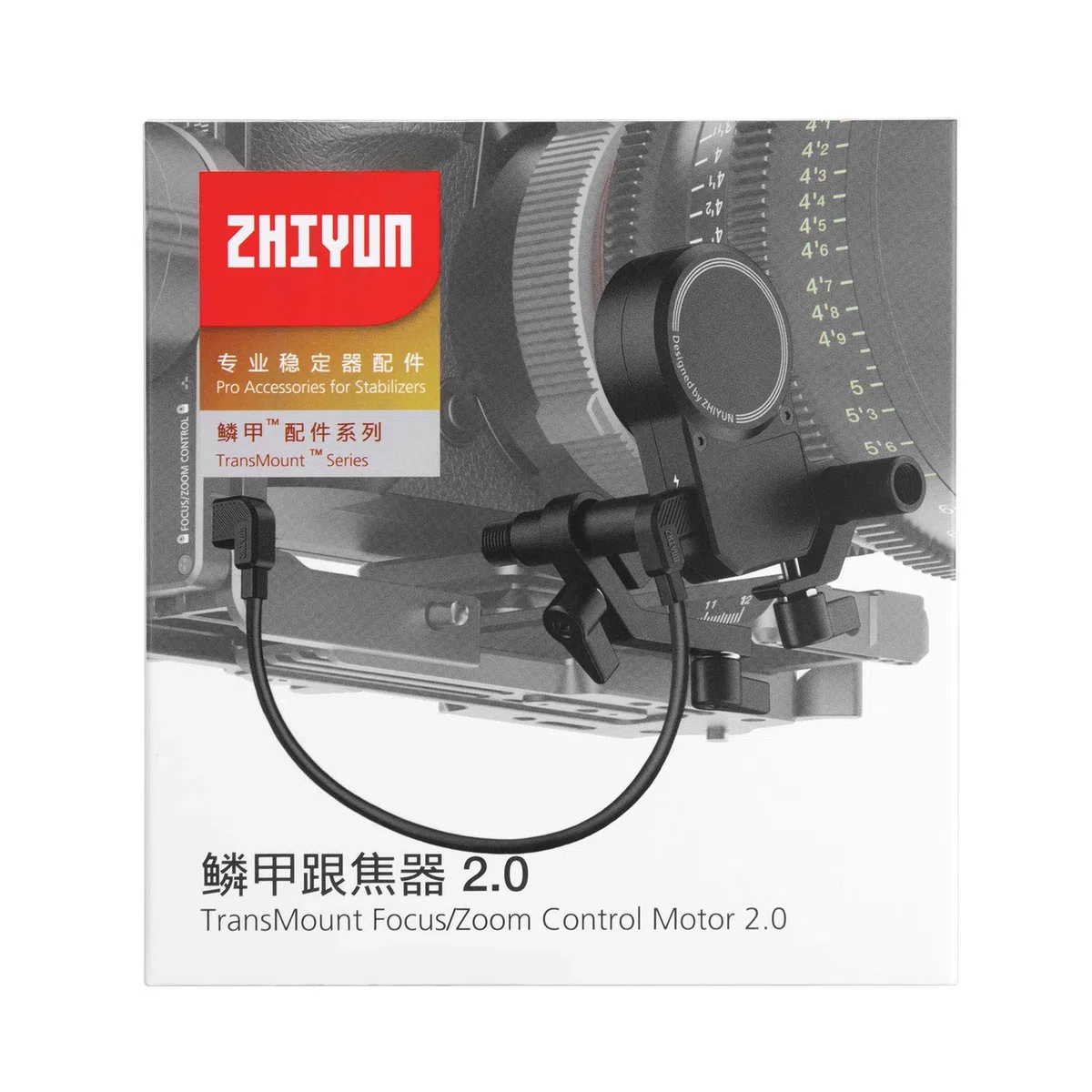 ZHIYUN TransMount Control Servo de Enfoqueo y Zoom 2.0 para Crane 4/2S, Weebill 3S/3/2/S (CMF-06 MAX)