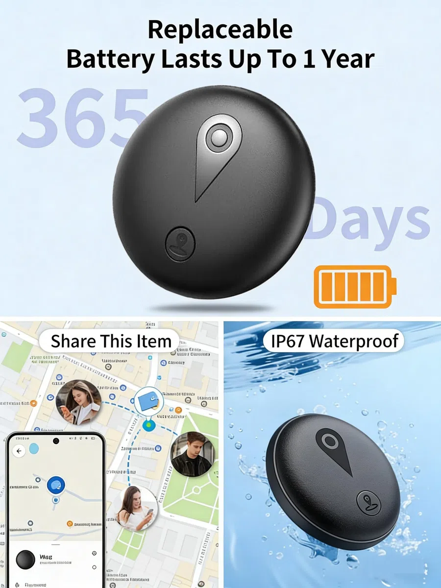 GPS Coche localizador (Compatible con Android e iOS) Localizador GPS para Coche Rastreador 2026 Magnético Rastreador GPS Sin Suscripción Seguimiento en Tiempo Real para vehículo,Mascotas