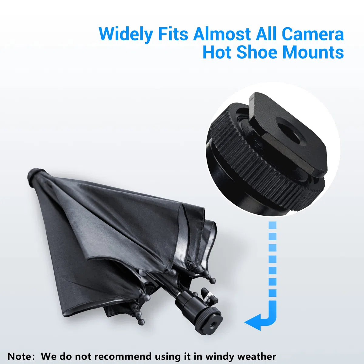 DSLR Cámara sin Espejo Hot Shoe Paraguas Cubierta Protector de Lluvia Parasol para Canon EOS R100 R50 R8 R7 R10 R3 R6 Mark II R5 C Rp R Rebel T8i T7 90D A7RV A7 IV A7S III II Z8 Z9 Z30 Z5 Z6 Z7II