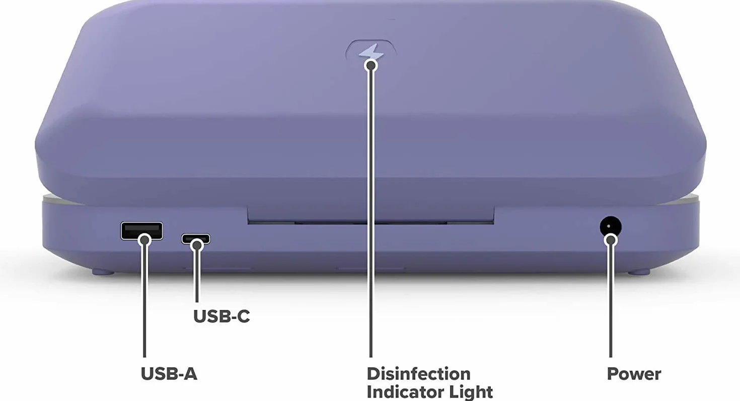 PhoneSoap 3 UV Higienizador De Teléfonos Inteligentes Y Cargador Universal Desinfectante Luz Ultravioleta (Bígaro)