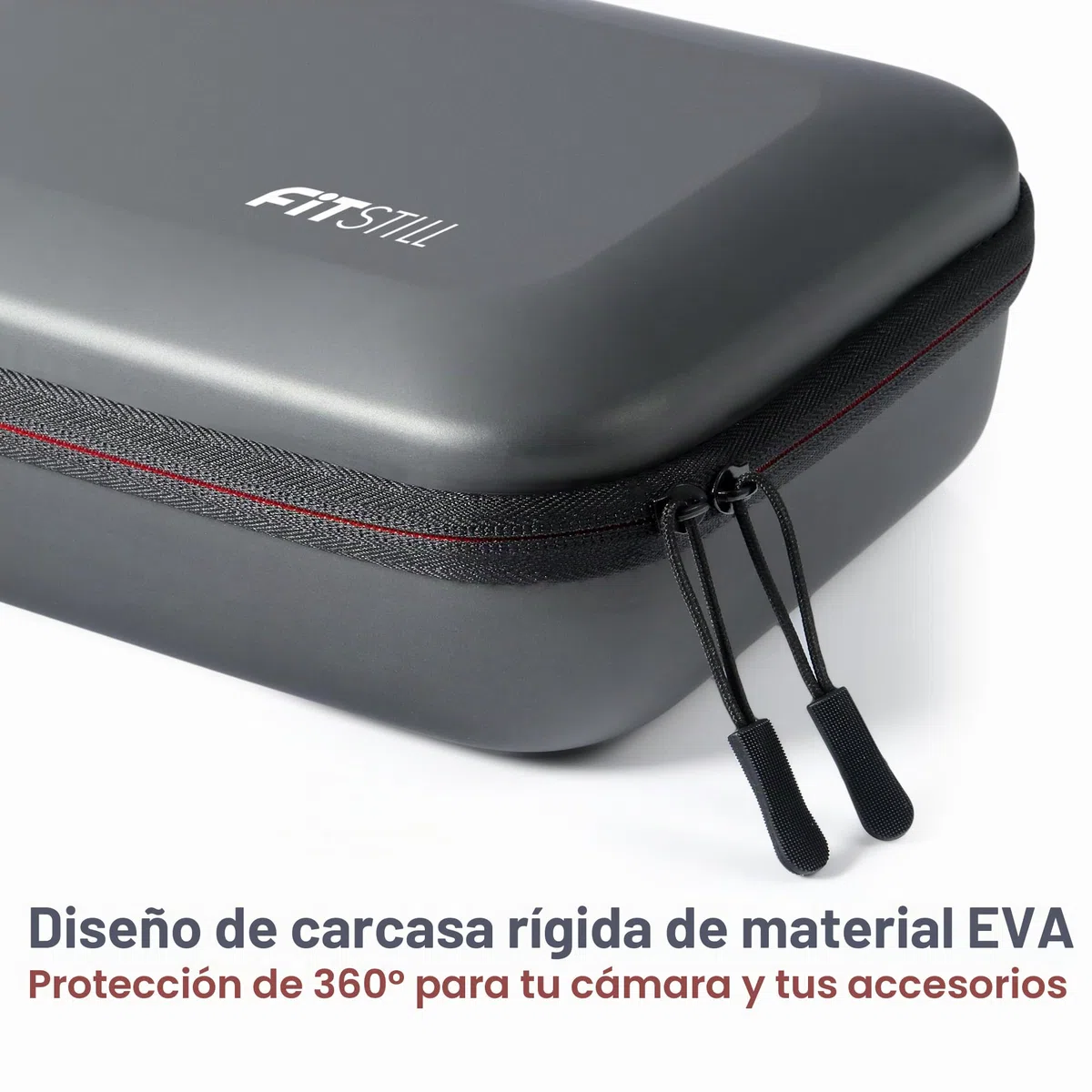 FiTSTILL Funda rígida de transporte y protección para cámaras de acción compatibles con Go Pro Hero 12/11/10/9/8/7/Insta 360