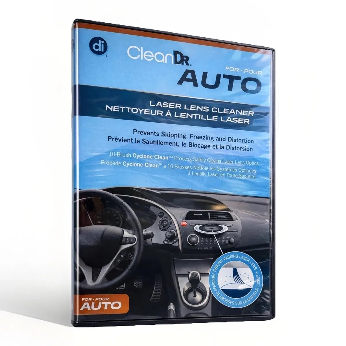 Digital Innovations CleanDr 4190500 - Limpiador de Lentes láser de Audio y Video para Coche
