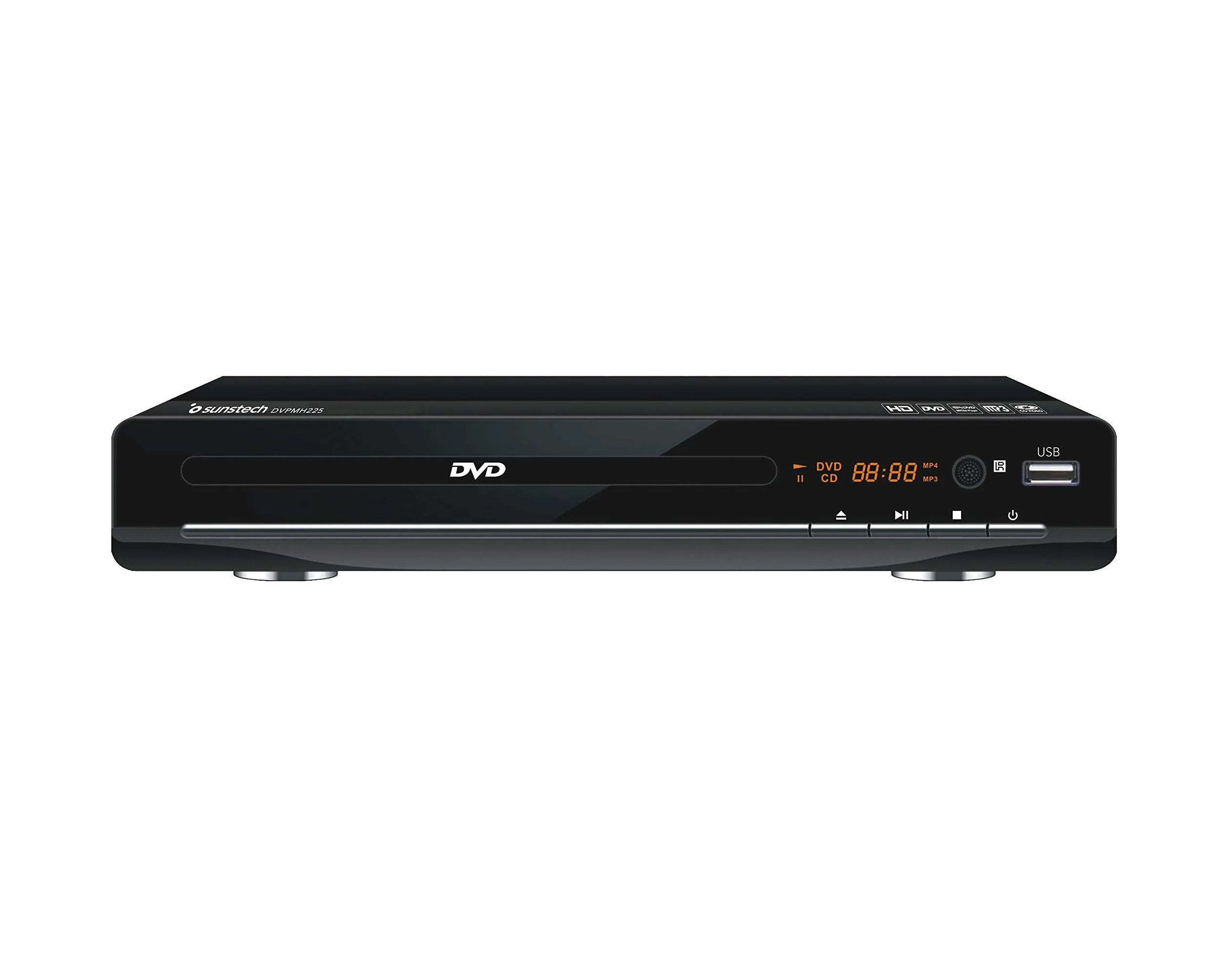 DVPMH225 | Reproductor DVD compacto, color NEGRO