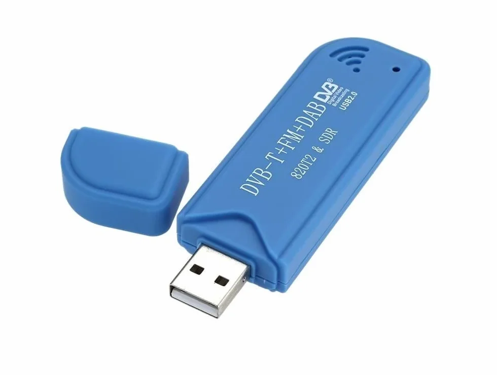 Mini portátil digital USB 2.0 TV Stick DVB-T + DAB + FM RTL2832U + R820T2 compatible con receptor sintonizador SDR