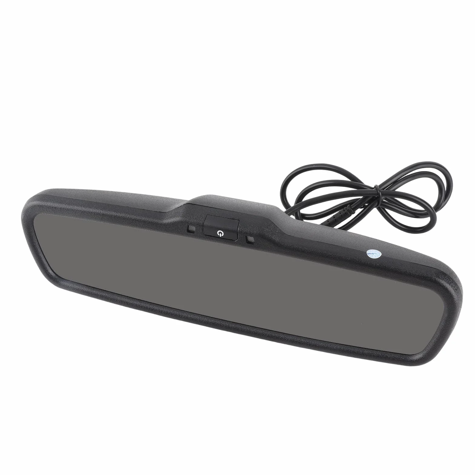 Monitor de Espejo Retrovisor para Vehículo, Pantalla de 4,3 Pulgadas, Atenuación Automática, Monitor de Espejo Retrovisor con Menú OSD, Soporte para Cámara de Marcha Atrás