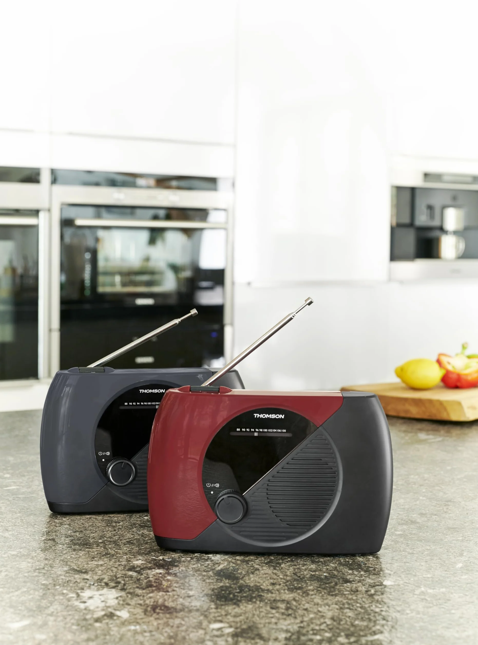 Lecteur radio cd portable THOMSON - usb / bt bleu