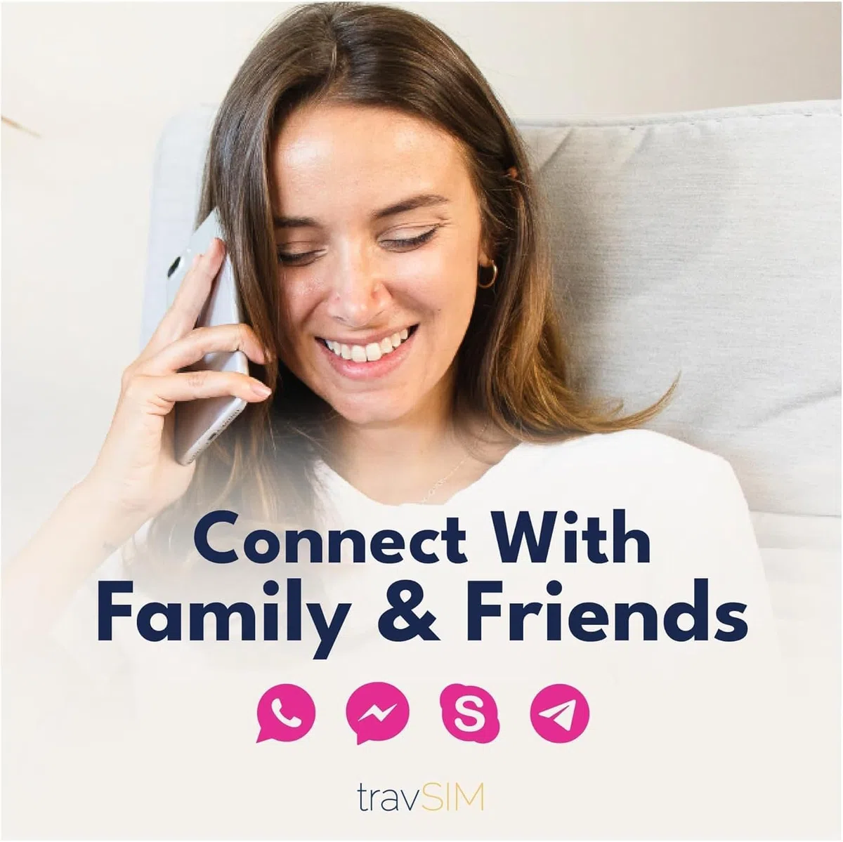 travSIM USA, Canada Mexico SIM Card | Servicio T-Mobile | 50GB de Datos para USA, 5GB para Canada y Mexico | Llamadas Nacionales y SMS ilimitados | Válido Durante 10 días