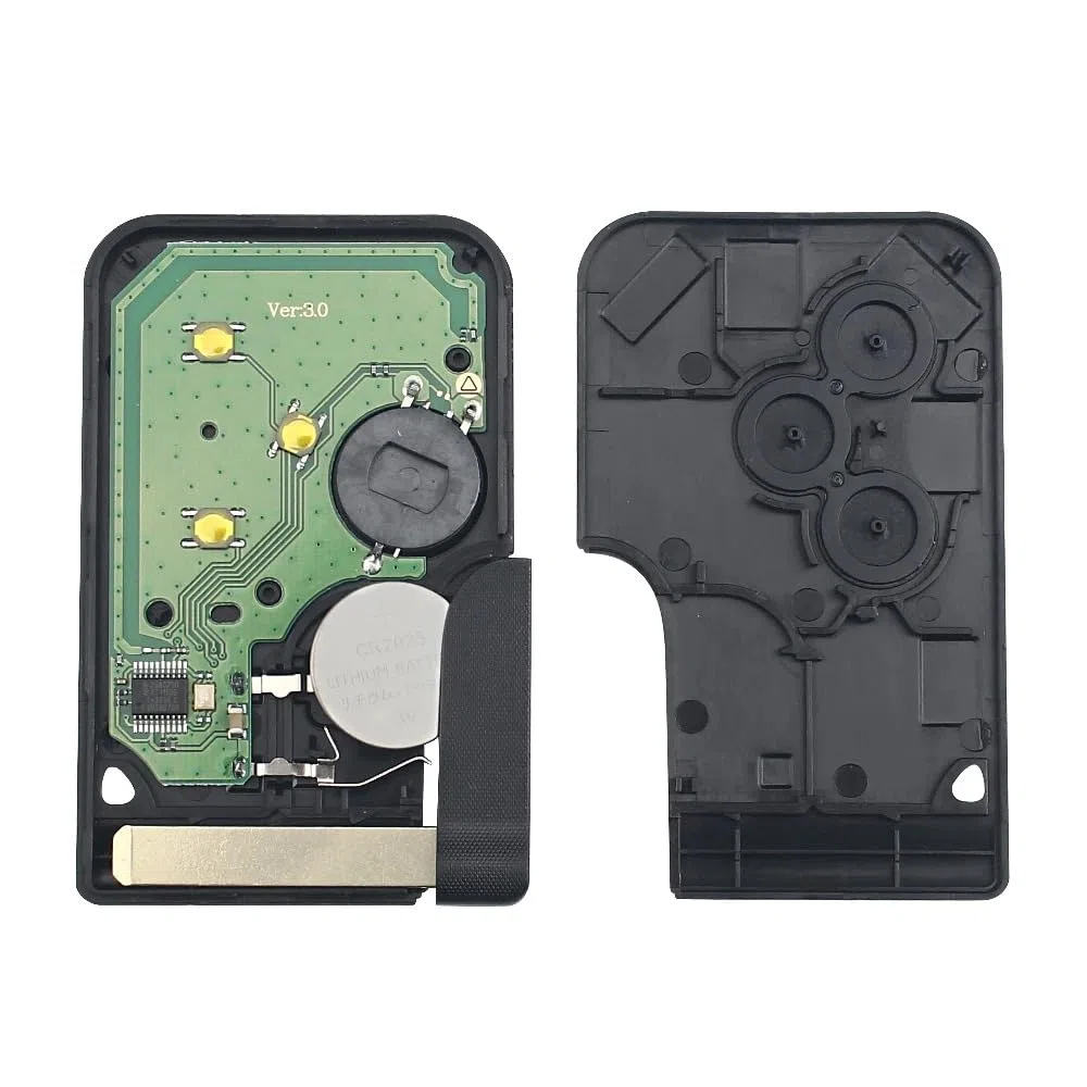 Llave Funda de Coche Mando a Distancia para Renault Megane 2 3 II Scenic II Grand Scenic 2003 2004 2005 2006 2007 2008 433Mhz PCF7947 Chip ID46