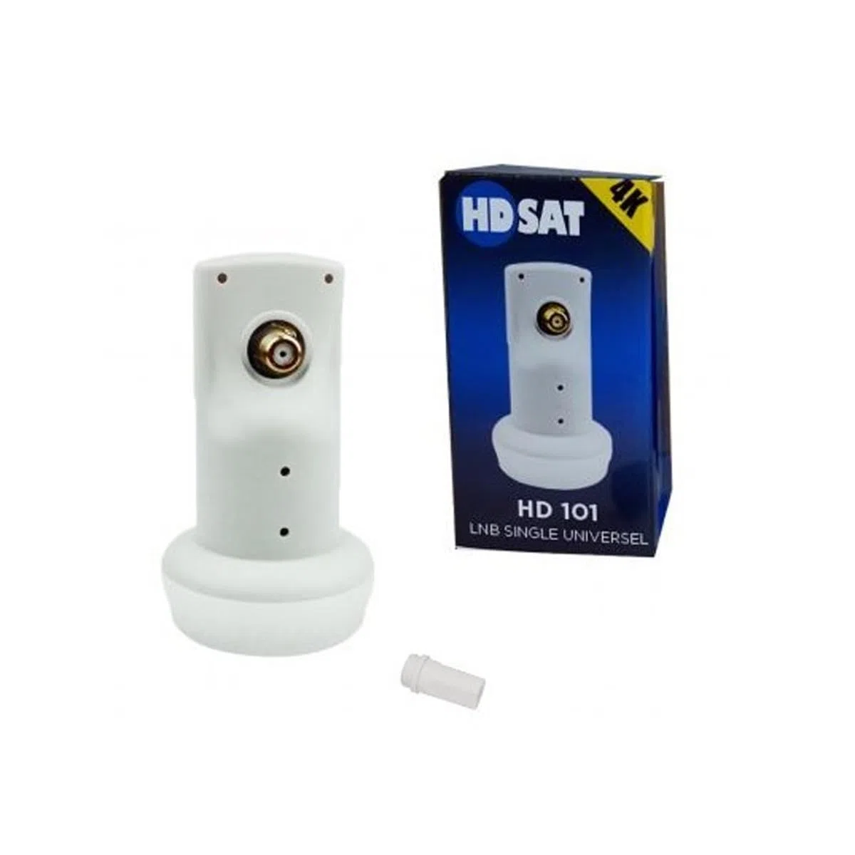 HD101 LNB - Cabezal parábola universal (Full HD, 4 K, ganancia 65 dB